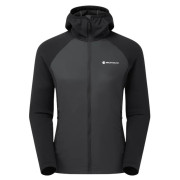 Damen-Winterjacke Montane F Sirocco Lite Hoodie schwarz BLACK