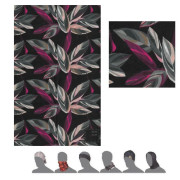 Multifunktionstuch Sensor Tube Leaves schwarz
