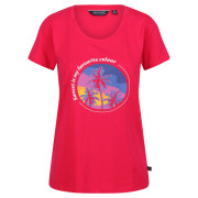 Bavlněné tričko Regatta Filandra VI rot/rosa Pink Fusion