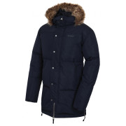 Herren Winterjacke Husky Downbag M schwarz/blau black/blue