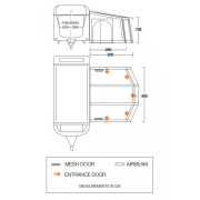Vorzelt Vango Tuscany Air 400 Elements ProShield