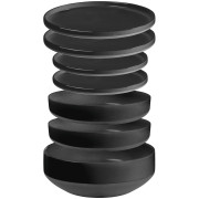 Teller-Set Brunner Set 6in1 Odette schwarz Double Black