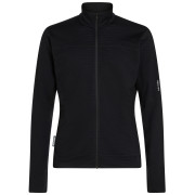 Herren Funktions-Sweatshirt Icebreaker Men Merino Blend 300 RealFleece™ Descender LS Zip schwarz Black