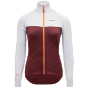 Damen-Sweatshirt Silvini Matesia grau/rot cloud-merlot