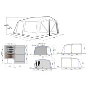 Aufblaszelt Outwell Maryland 5 Air