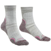 Damensocken Bridgedale Hike UL T2 MP Crew Women's weiß Aubergine/