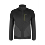 Herren-Sweatshirt Montura Thermal Grid 2 Maglia schwarz BLACK/VERDE LIME