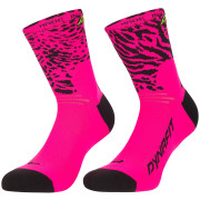 Socken Dynafit Run Wild Mid Sk rosa pink glo/0910