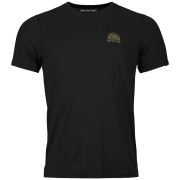 Herren-T-Shirt Ortovox 120 Cool Tec Mtn Stripe Ts M schwarz black raven