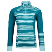 Damen-Funktionsshirt Ortovox W's 210 Supersoft Zip Neck blau PacificGreen