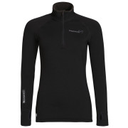 Damen Funktions-Sweatshirt Progress Tispa Zip Merino schwarz black