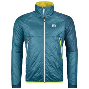 Herrenjacke Ortovox Swisswool Piz Vial Jacket M blau mountain blue