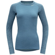 Damen-Funktionsshirt Devold Duo Active Merino 205 Shirt hellblau Moon