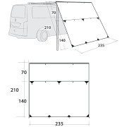 Vordach Outwell Hillcrest Tarp