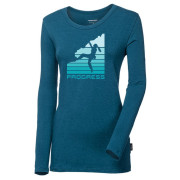 Damen-Funktionsshirt Progress Sonja Boulder blau petrol