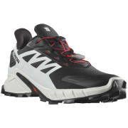 Herren Laufschuhe Salomon Supercross 4 schwarz/weiß Black / White / Fiery Red