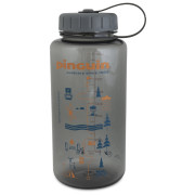 Flasche Pinguin Tritan Fat Bottle 1000 ml grau Grey