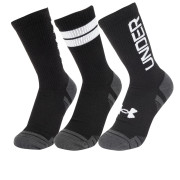 Socken-Set Under Armour Perf Tech Nov 3pk Crew schwarz/weiß Black/White
