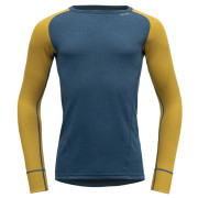 Herren-Funktionsshirt Devold Duo Active Merino 205 Shirt gelb/blau Flood/Arrowwood