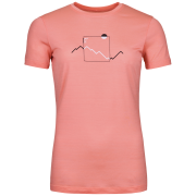 Damen-T-Shirt Ortovox 150 Cool Peak Focus Ts Women's rot Blossom