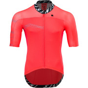 Herren Radtrikot Silvini Stelvio silber/rot RubyBlack