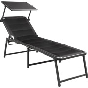 Campingliege Brunner Aravel 3D High Duna schwarz Black