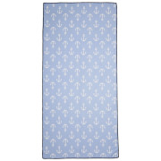 Schnelltrocknendes Handtuch Regatta Printed Beach Towel blau/weiß Hydrangea Blue/Anchor Print