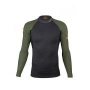 Herren-Funktionsshirt Hiko Symbio e. L/S Top grün/schwarz