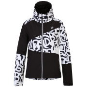 Damenjacke Dare 2b Ice Jacket schwarz/weiß Black & White Graffiti/Black