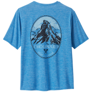 Herren-T-Shirt Patagonia M's Cap Cool Daily Graphic Shirt - Lands hellblau Chouinard Crest: Vessel Blue X-Dye