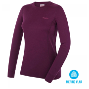 Damen-Sweatshirt Husky Aron L lila deep magenta