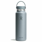 Thermokanne Hydro Flask 40 Oz Wide Flex Cap dunkelgrau Shale Gray