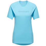 Damen-T-Shirt Mammut Selun FL T-Shirt Women Logo hellblau cool blue
