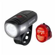 Vorder- / Rücklicht Sigma Aura 45 USB + Nugget II. schwarz