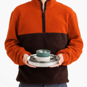Geschirrset Sea to Summit Detour Stainless Steel Collapsible Dinnerware Set 6 Piece