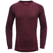 Kinder-Funktionsshirt Devold Duo Active Junior Shirt weinfarbe Port