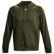 Herren-Sweatshirt Under Armour Rival Fleece Hoodie dunkelgrün Marine OD Green / / White