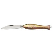 Kapesní nožík Mikov Rybička 130-NZn-1 gold STONEWASH