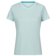 Damen-T-Shirt Regatta Wmn Fingal V-Neck hellblau Bleached Aqua