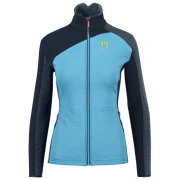 Damen Funktions-Sweatshirt Karpos Federa Full-Zip W Fleece blau/schwarz Blue Atoll/Vulcan/Midnight