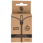 Ersatz-Reißverschluss ZlideOn Multipack Metal & Plastic Zipper schwarz