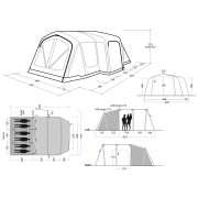 Aufblaszelt Outwell Montana 6 Air