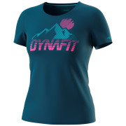 Damen-Funktionsshirt Dynafit Transalper Graphic S/S Tee W blau Petrol