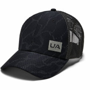Baseballmütze Under Armour Men's Blitzing Trucker 3.0 schwarz Black/Black/SlatePurple