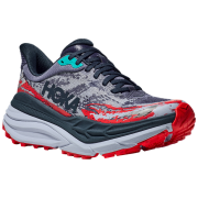 Herren Laufschuhe Hoka M Stinson 7 grau/rot Anchor / Gull