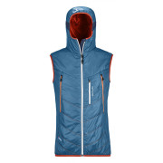 Herrenweste Ortovox Piz Boe Vest blau BlueSea