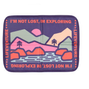 Sitzunterlage LifeVenture Sit Mat lila Mountain
