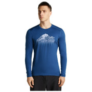 Herren-Funktionsshirt Icebreaker Men Mer 200 Oasis LS Crewe Rising Light