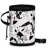 Kreidebeutel Mammut Gym Basic Chalk Bag weiß/schwarz climbing scene AOP 00715