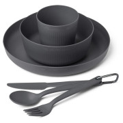 Essens-Set Sea to Summit Camp Dinnerware Set - 6 pcs grau Charcoal